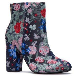 Floral bootie